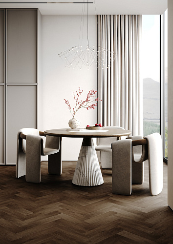 Кварцевый ламинат Fargo Herringbone Дуб Шварцвальд 44-7009-24 Кварцевый ламинат Fargo Herringbone Дуб Шварцвальд 44-7009-24